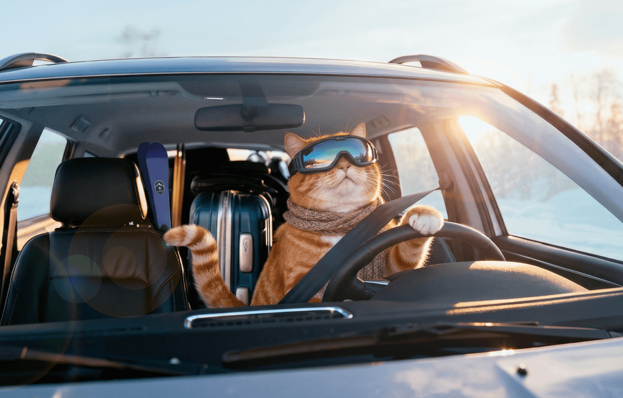 Kat in het bakkie